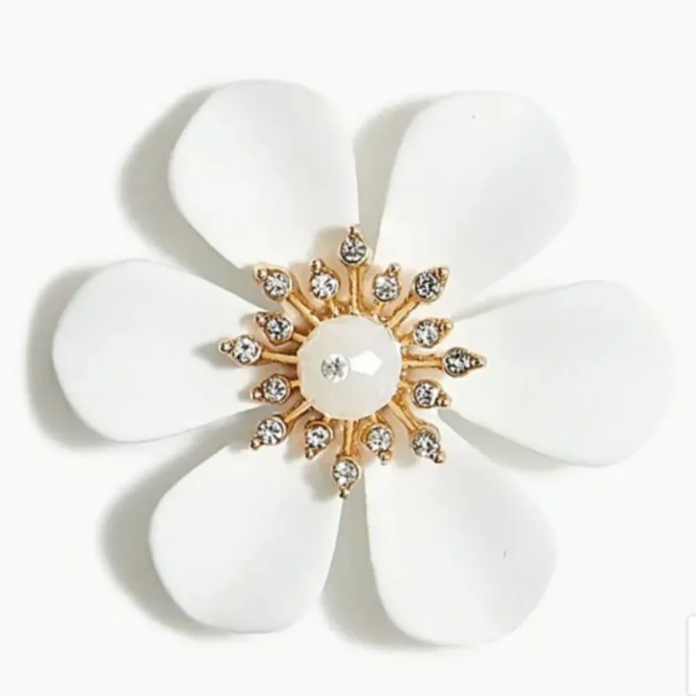 J. Crew Factory‎ Flower Earrings - NWT (Storage box+Pouch Included)